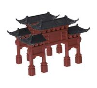Abaodam Mini Décoration de Portail Chinois pour Aquarium 2pcs en PP, Style Naturel Compact et Élégant, pour Créer Un Paysage Aquatique ou Décorer Un Bonsaï