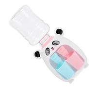 Abaodam Mini Distributeur d'eau pour Garçon et Filles, Modèle Fontaine à Eau Panda Blanc Double Sortie, Électroménager Simulé, Distributeur d'eau Mignon pour Jeu Cuisine et Bureau, 1