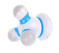 Abaodam Mini Masseur De Cou Portable Triangulaire Usb Bleu, Masseur Musculaire Vibrant Abs Compact Pour Dos Et Épaules, Outil De Massage Multifonction Pour Relaxation à Domicile