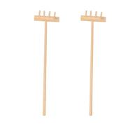 Abaodam Mini Râteau de Jardin Zen pour Bac à Sable Accessoires de Décoration Outils de Contemplation en Kit de Jardinage pour Garçon et Filles Petit Accessoire Créatif