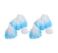 Abaodam Miniature Iceberg en Résine Décorative 6 Pièces, Design Précis et Thème Arctique Unique pour Décoration de Table et Dioramas Hivernaux