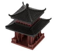 Abaodam Miniature Pavillon Japonais pour Aquarium et Bonsaï Modèle Pagode Chinoise Décorative Ornement Zen Facile à Entretenir pour Micro Paysage