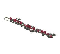 Abaodam Miniature Plante Artificielle Guirlande de Roses Décorative Vigne pour Maison de Poupée Accessoire Jardin Miniature Réaliste sans Décoloration Cadeau Créatif