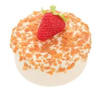 Abaodam Modèle De Gâteau D’Anniversaire Réaliste 10 Cm en PVC pour Décoration Vitrines Et Photo Culinaire, Gâteau Artificiel Compact Léger pour Présentoirs Alimentaires Et Fêtes