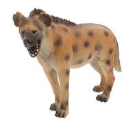 Abaodam Modèle de Hyène Simulée 1Pc Jouet Hyène pour Garçon et Filles Figurine Animaux Jouet Éducatif Décoration de Bureau