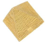 Abaodam Modèle de Pyramide Décorative Égyptienne, en Résine Or Ornement Vintage Unique Souvenir Egypte Original pour Décoration de Bureau ou Maison