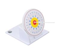 Abaodam Modèle Horloge Solaire Scientifique DIY Horloge Solaire Enseignement Décoration Maison Instrument Observation de Ombre pour Garçon Fille et Adultes