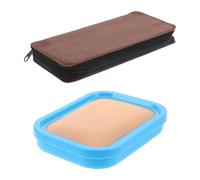 Abaodam Modèle Pratique D'acupuncture en Silicone pour Débutants, Peau Humaine Réaliste, Facile à Entretenir, Réutilisable pour Formation en t Injection