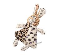 Abaodam Molaire Résistant Morsure pour Chien Peluche Cartoon Éducatif Interactif pour Chiots et Chiens à Domicile Sonore Côtelé Lapin Marron