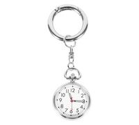 Abaodam Montre de Poche d'Infirmière en Acier Inoxydable Cadran Lumineux et Verre Résistant, Montre pour Chronométrage des Examens Étudiants, Accessoire Médical Pratique