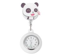 Abaodam Montre D'infirmière à Clip Rétractable Quartz Alliage Design Panda Mignon Femmes Personnel Médical Surveillance Infirmière Usage Quotidien