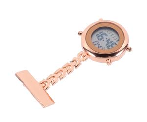 Abaodam Montre Infirmière Numérique Portable Métal Chronomètre et Réveil pour Femmes et Professionnels de Santé en Service Médical