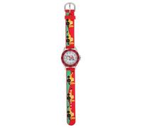 Abaodam Montre Numérique pour Garçon et Filles 3D Boîtier en Silicone Rouge Montre Quartz Légère et Colorée pour Apprendre L'Heure Design Ludique et Solide pour Fille et Garçon