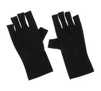 Abaodam Moufles UV Légers en Polyester pour Ongles en Gel, Protection UV sans Doigts, Réduisant le Risque de Glissement, pour Manucure en Salon ou Usage DIY