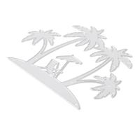 Abaodam Moule à Découper Cocotier en Métal pour Loisirs Créatifs, Matrice de Découpe pour Fabrication D’Arbres de Plage, Outil Artisanal Adapté aux Projets Créatifs en Groupe