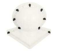 Abaodam Moule DIY Beton Sphère Décorative pour Pilier Roman Moule Architectural Facile à Nettoyer Ornement Jardin Balustrade Feng Shui