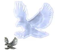Abaodam Moule en Silicone Aigle Semi-3d pour Résine Époxy, Solide et Lavable, pour Décoration Artisanale et Créations DIY