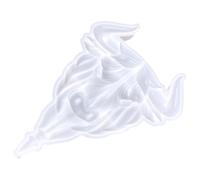 Abaodam Moule en Silicone Antiadhésif de Tête de Bœuf pour Résine Époxy, Flexible Odeur, Modèle Blanc Semi-3d, pour Décoration Murale DIY et Loisirs Créatifs