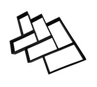 Abaodam Moule Rectangulaire Plastique pour DIY Moule Allée Jardin Tanglian Création Rapide Chemin Jardin Style Ancien Authentique Compatible Béton et Ciment