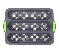 Abaodam Moule Silicone à Trois Fentes, Accessoire de Pâtisserie Professionnel pour Français et Complet, Maintien Forme Originale, pour Boulangerie Artisanale