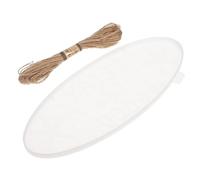 Abaodam Moule Silicone Porte-nom Marin DIY Étoile de Mer | Résine UV et Plâtre, Forme Ovale Blanche, Surface Lisse, Trous D'accroche, Projet Déco Côtier