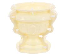 Abaodam Moule Silicone Pot en Plastique Épais et Robuste pour Pots de Plantation Réutilisable pour DIY et Artisanat de Style Européen