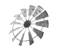 Abaodam Moulin à Vent Décoratif Métal Vintage Pendentif Mural Artisanal Décoration Murale De Campagne Pour Maison Ou Bureau