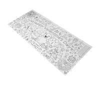 Abaodam Nappe Géante à Colorier pour Garçon Fille Saint-Valentin Bannière Murale Créative Papier Épais Jeu Artistique pour Fête et Classe