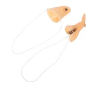 Abaodam Nez et Menton de Sorcière D'halloween Ajustable pour Adulte, Accessoire de Déguisement Maléfique, Matériau Confortable, pour Soirée Masquée et Bal Masqué des Sorcières