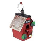 Abaodam Nichoir Décoratif Suspendu pour Jardin et Extérieur Cabane à Oiseaux Rustique Style Campagne Décoration Originale pour Maison et Mariage