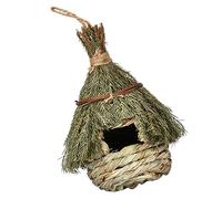 Abaodam Nichoir Extérieur Jonc De Mer Nid Oiseau Suspendu pour Jardin Maison Oiseau Tissée Main