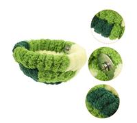 Abaodam Nid D’Oiseau Chaud en Polaire Corail pour Cage à Perroquet, Nid D’Hiver Douillet Taille Large, Accessoire De Reproduction Vert Naturel, Adapté Aux Petits Oiseaux Et Calopsittes