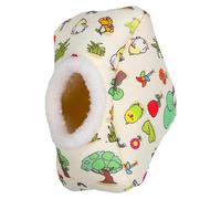 Abaodam Nid Douillet Peluche pour Oiseaux Maison Suspendue Chauffante pour Perruches Conures Canaris et Petits Animaux Abri Chaud et Confortable pour Cage