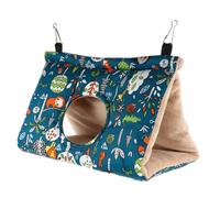 Abaodam Nid Suspendu Coton Épais pour Perroquet Hamac Triangle Chaud Hiver Refuge Douillet pour Perroquets Perruches et Petits Oiseaux