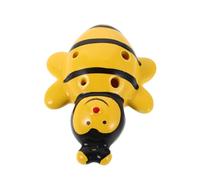 Abaodam Ocarina Garçon Fille Forme Abeille Céramique Alto C Instrument à Vent Portable Éducatif pour Débutants Jaune