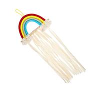 Abaodam Organisateur De Barrette Murale Raphia Pour Support De Rangement Pour Épingles à Cheveux Et Bows Décoration Murale Pratique Et Pour Chambre Et Salle De Bain