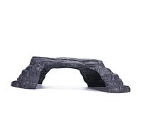 Abaodam Ornement Aquarium Tortue Cachette avec Rampe pour Reptiles Amphibiens et Poissons Plateau Descalade à Décoration Naturelle pour Terrarium et Bassin