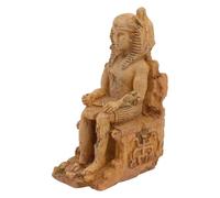 Abaodam Ornement en Résine pour Aquarium - Statue de Pharaon Vintage - Décoration D’Aquarium Unique et Solide - Cachette Naturelle pour Poissons - Accessoire Décoratif pour Aquariums