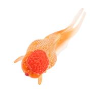 Abaodam Ornement Poisson Rouge Artificiel Miniature pour Aquarium Flottant Plastique pour Bain Décor Éducatif pour Garçon Fille