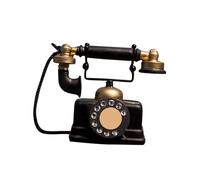 Abaodam Ornement Téléphone Fixe Vintage en Résine, Décoration Créative de Bureau, Accessoire Rétro pour Maison et Bar, Style Ancien Élégant et Original Couleur Aléatoire Plusieurs styles