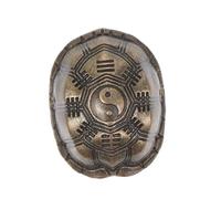 Abaodam Ornement Tortue Feng Shui à Coquille pour Divination Portable Outil Ancien de Sagesse Chinoise Statue Décorative pour et