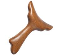 Abaodam Outil de Massage Visage et Cou en Bois Design Queue de Sirène, Planche Gua Sha Portable et Ergonomique pour Massage Facial Confortable