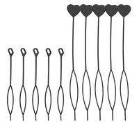 Abaodam Outil de Tressage Cheveux Cœur 40 Pcs - Aiguilles Longues et Courtes pour Chignons, Torsades et Queues de Cheval - Kit Portable pour Coiffure Rapide et Élégante, Accessoires