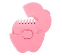 Abaodam outils de coupe de cheveux pour bébé tondeuse à pointes fourchues pour cheveux tondeuse portative à extrémités fendues tondeuse à cheveux frange pour femme peigne Plastique rose