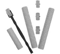 Abaodam Outils de texture d'argile 8 pièces avec rouleaux variés et manche interchangeable pour bijoux DIY et ateliers de création