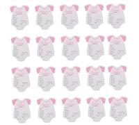 Abaodam Pack De Cartes De Prédiction Pour Bébé De 20 Mois Pour Nouveaux Parents Fournitures De Fête Accessoires Photo