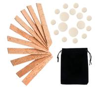 Abaodam Pad de Liège pour Clarinette Élasticité et Capacité de Compression, Accessoires de Réparation pour Clarinettistes Passionnés, 1 Set Complet