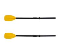 Abaodam Pagaies Robustes en Plastique Noir Détachables pour Kayak, Rames Françaises Solide pour Usage Professionnel et Amateur, 1 Paire