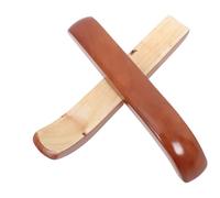 Abaodam Paire de Coussins D'accoudoirs en Bois pour Fauteuil de Bureau, Poignée Ergonomique Ajustable, Accessoires Confortables pour Chaise en Bois, pour Bureau