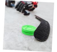 Abaodam Palet de Hockey Glace Réutilisable Abs Palet Entraînement Stable pour Hockey Salle Terrain Accessoire pour Amélioration Technique
